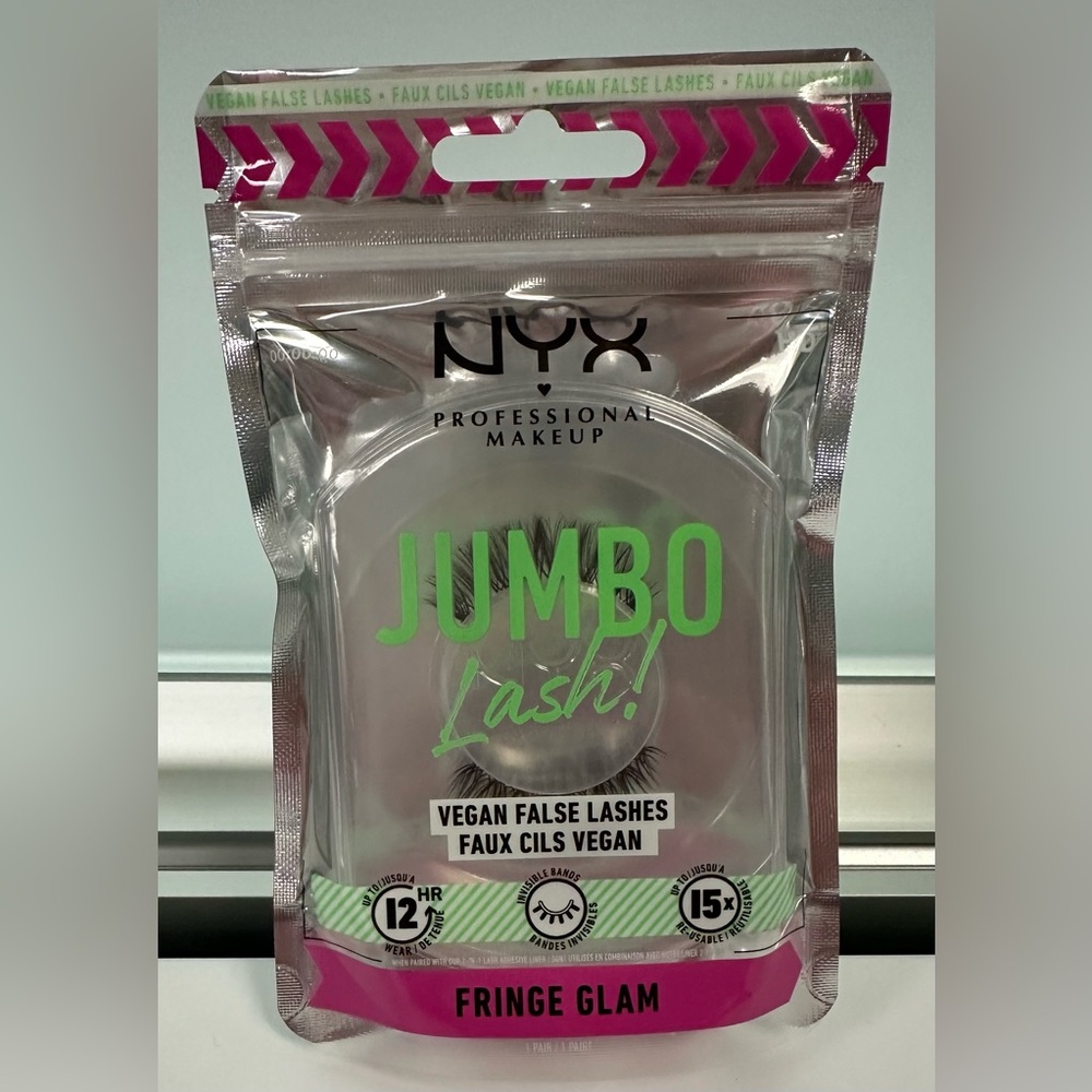 New in Packaging NYX Jumbo Lash Fringe Glam - Bold Black